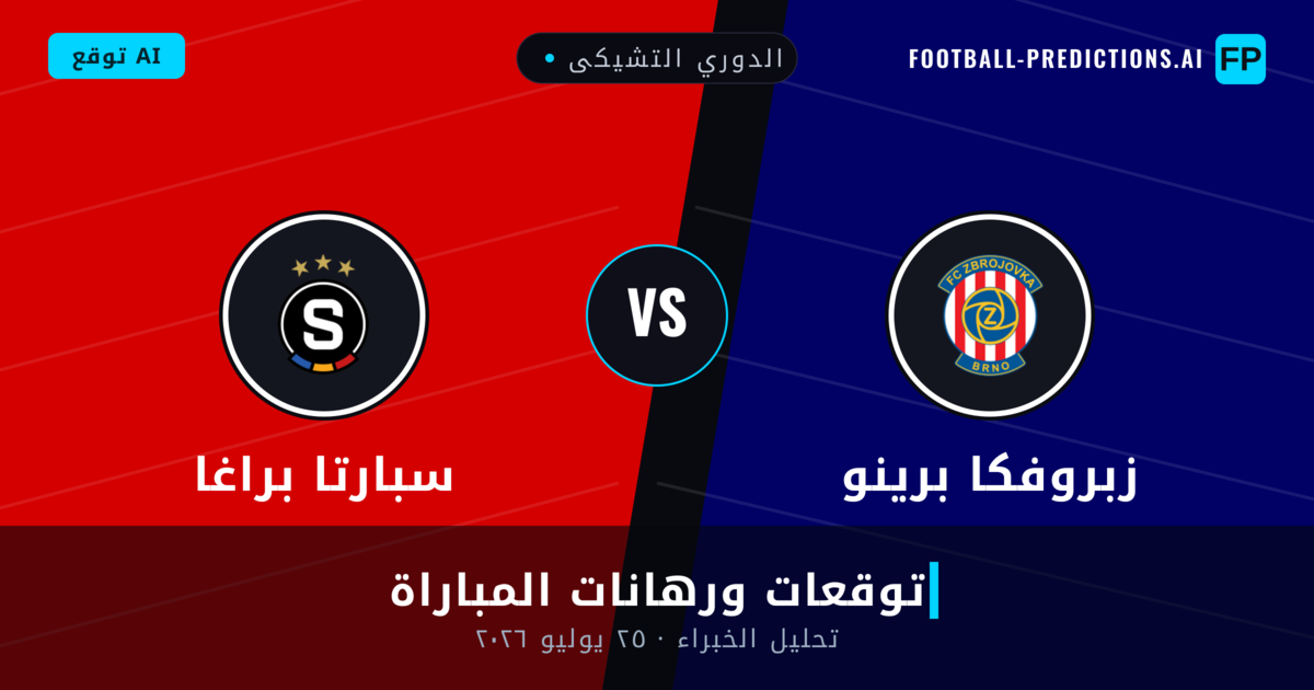 زبروفكا برينو ضد سبارتا براغا — توقعات ومعاينة المباراة