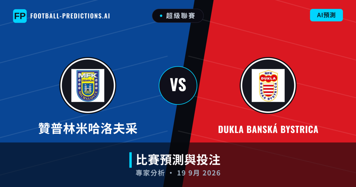 贊普林米哈洛夫采 vs Dukla Banská Bystrica — 比赛预测和前瞻