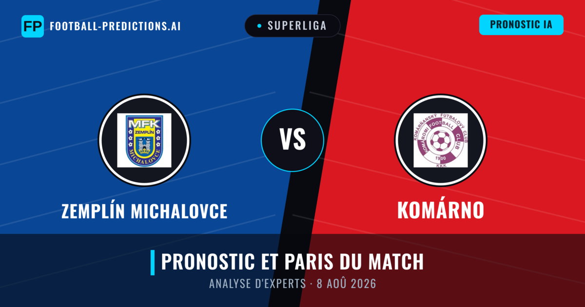 Zemplín Michalovce vs Komárno — pronostic et avant-match