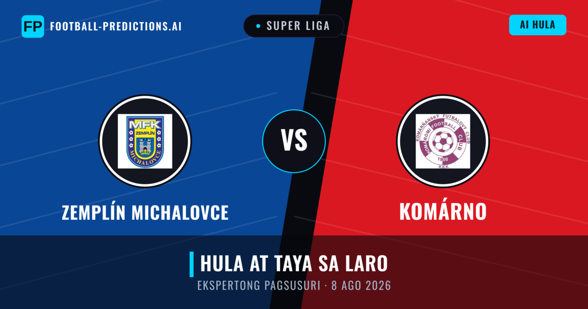 Zemplín Michalovce vs Komárno — hula at preview ng laban