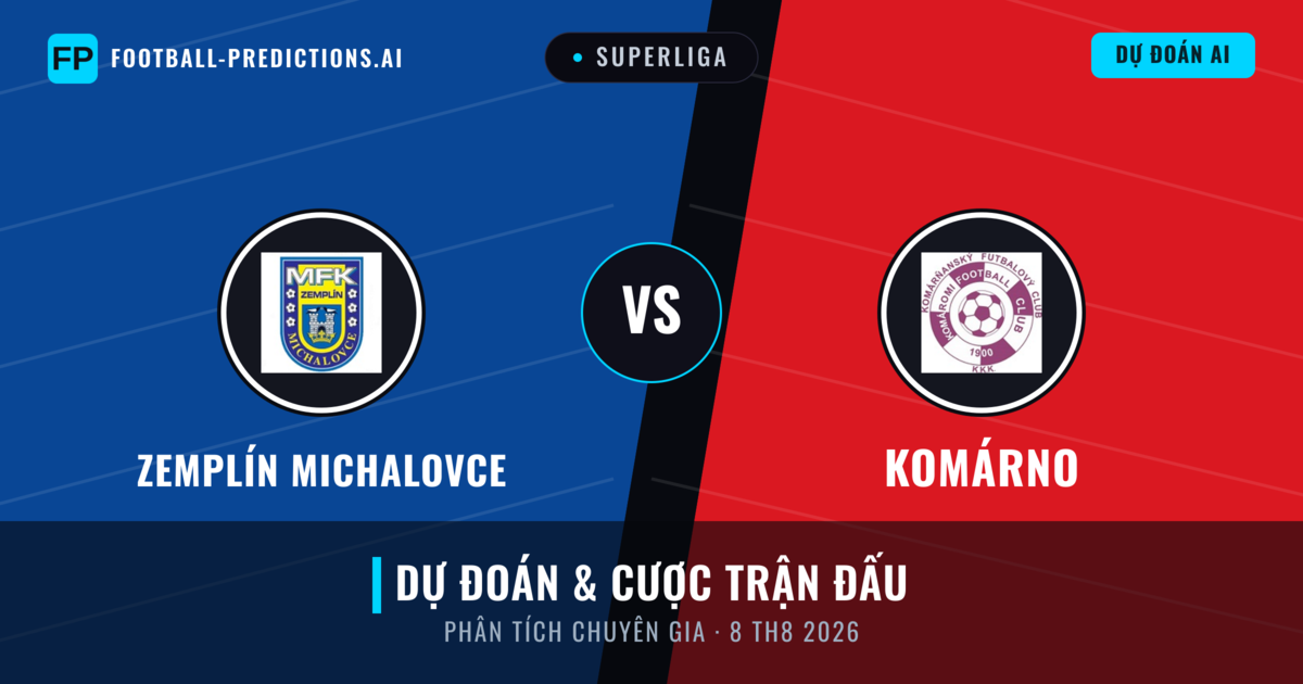 Zemplín Michalovce vs Komárno — dự đoán và xem trước trận đấu