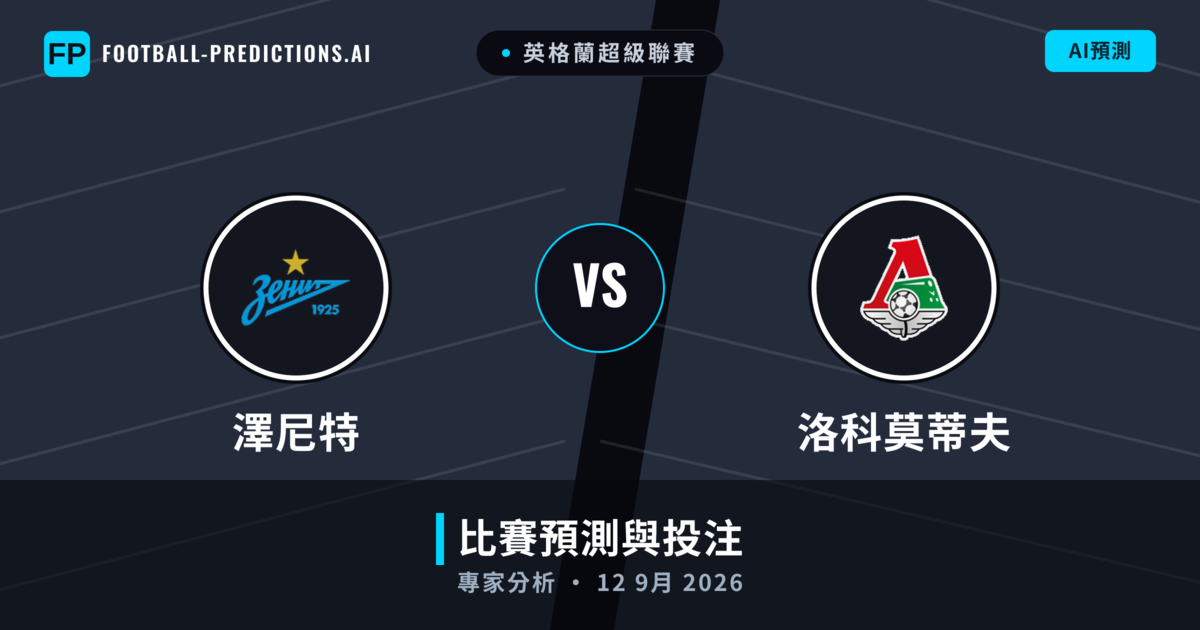 澤尼特 vs 洛科莫蒂夫 — 比赛预测和前瞻