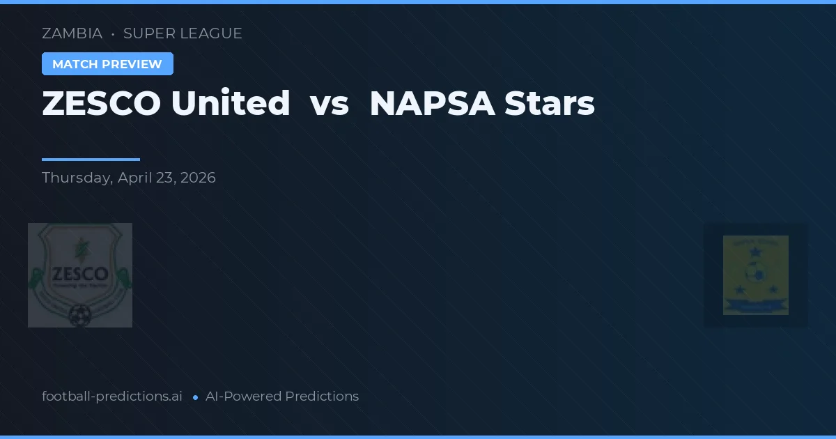 زينسكو يونايتد vs نابسا ستارز preview