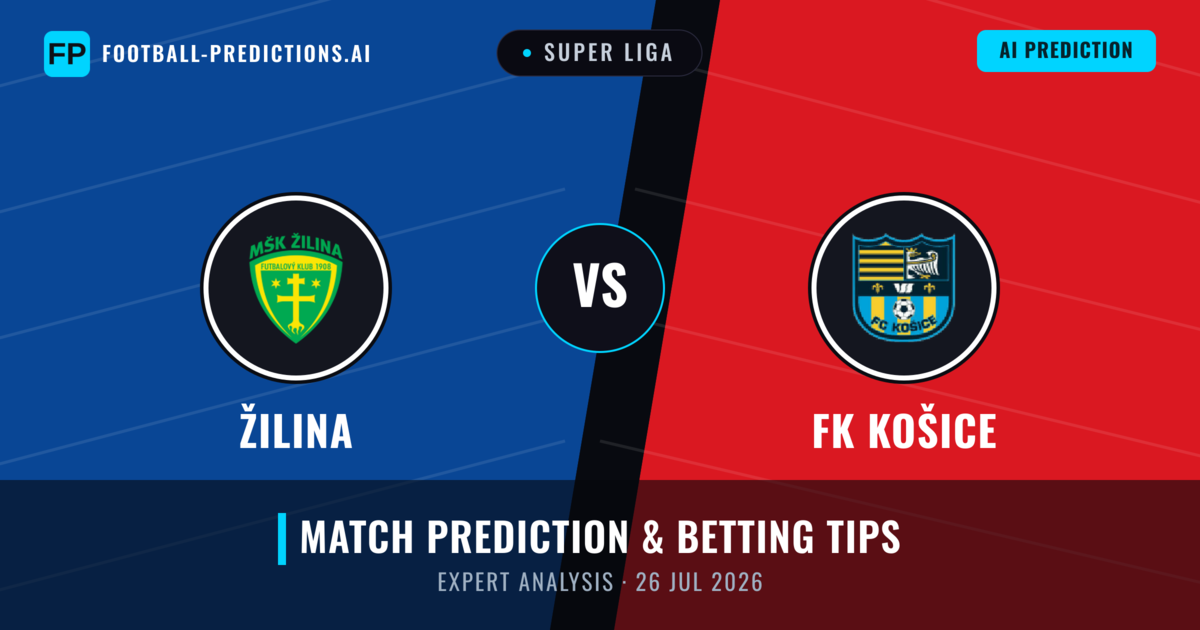 Žilina vs FK Košice — match prediction & preview