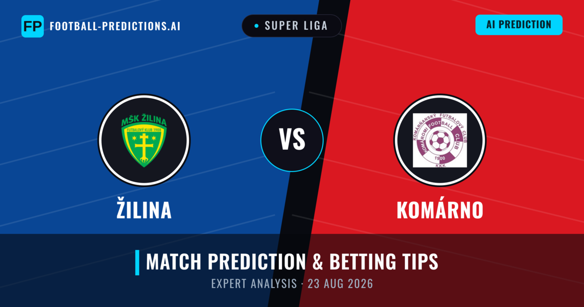 Žilina vs Komárno — match prediction & preview