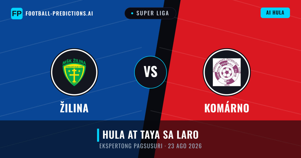 Žilina vs Komárno — hula at preview ng laban