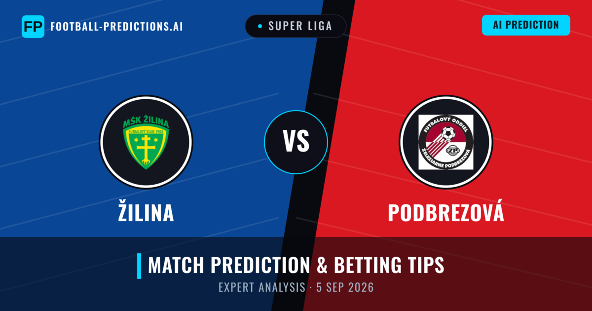 Žilina vs Podbrezová — match prediction & preview
