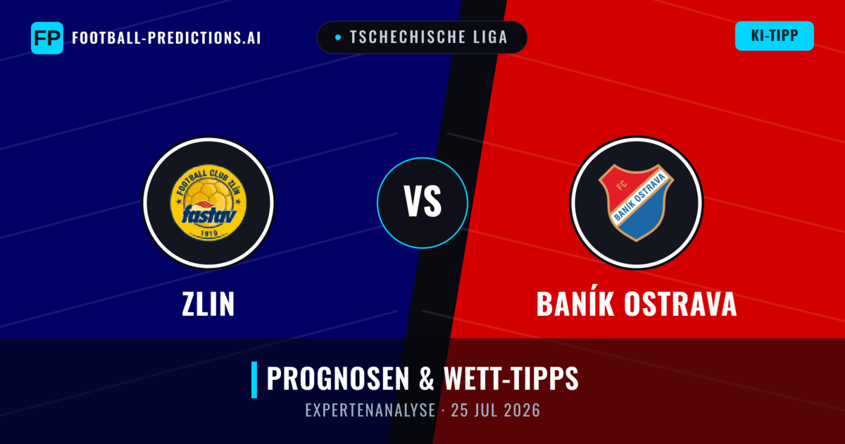 Zlin vs Baník Ostrava — Prognose und Spielvorschau
