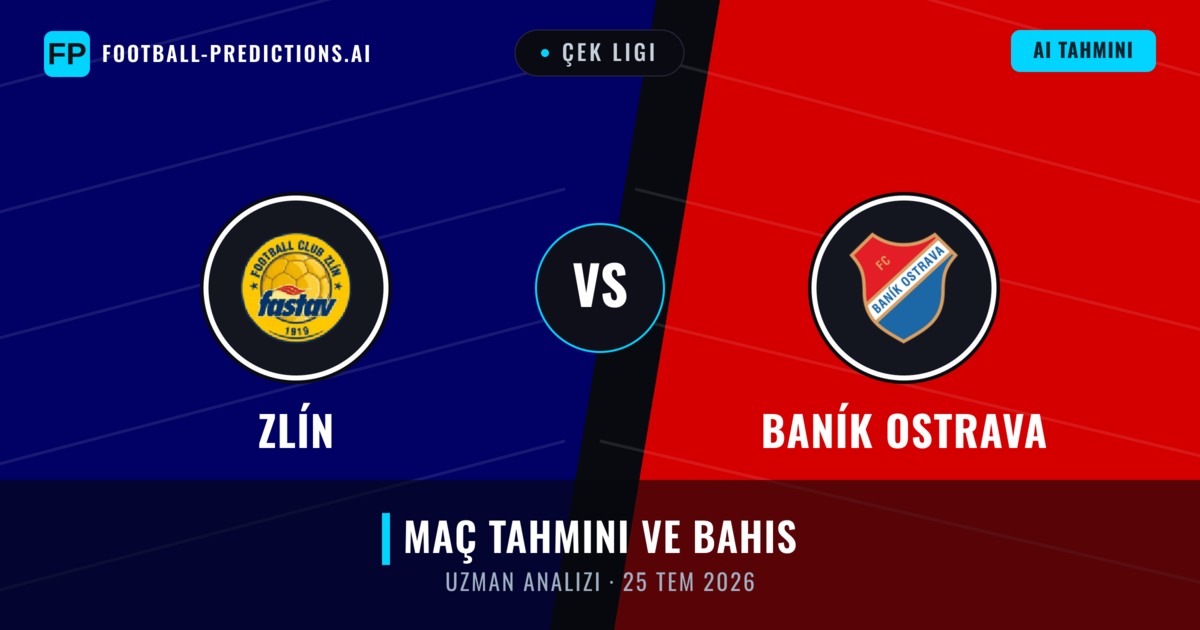 Zlín - Baník Ostrava — maç tahmini ve önizleme
