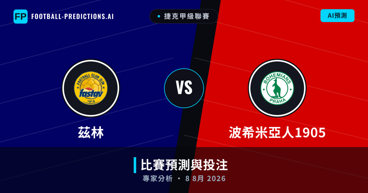 茲林 vs 波希米亞人1905 — 比赛预测和前瞻