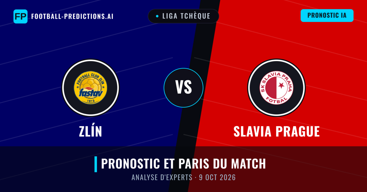 Zlín vs Slavia Prague — pronostic et avant-match