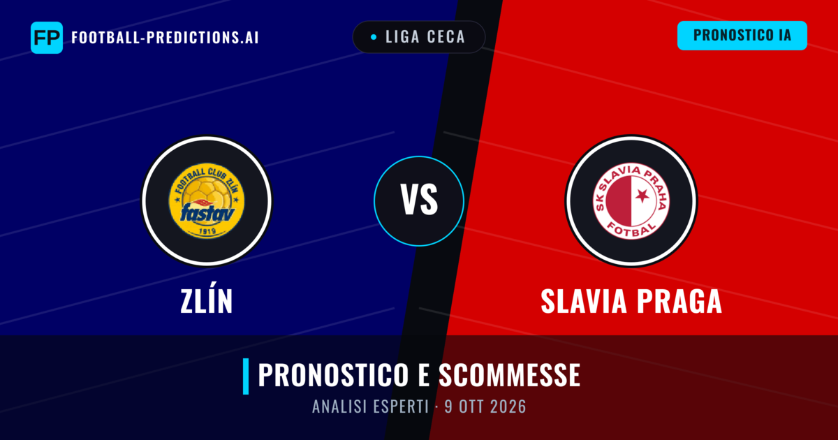 Zlín vs Slavia Praga — pronostico e anteprima del match
