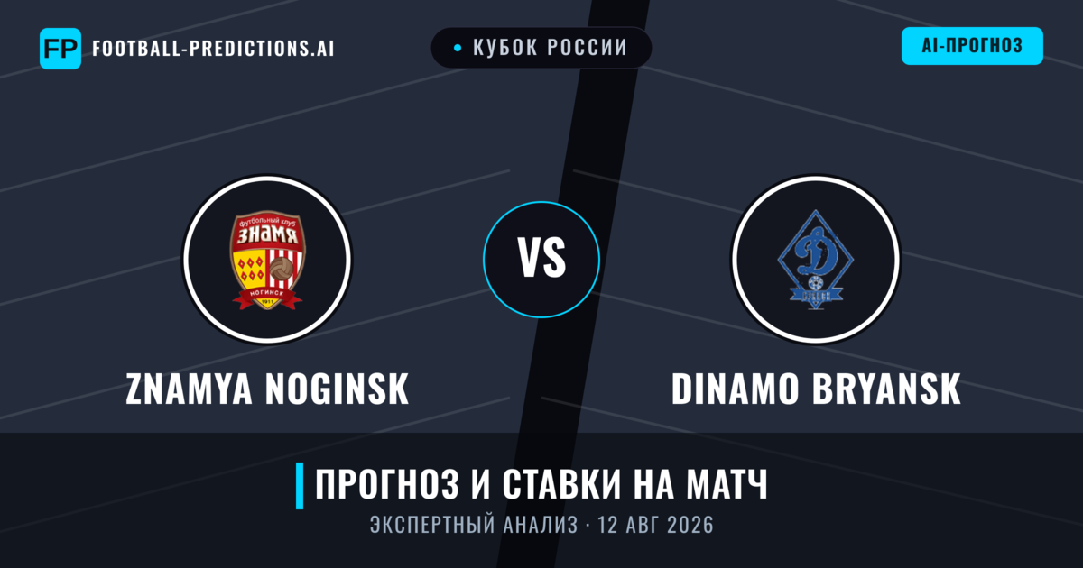 Znamya Noginsk – Dinamo Bryansk — прогноз и превью матча