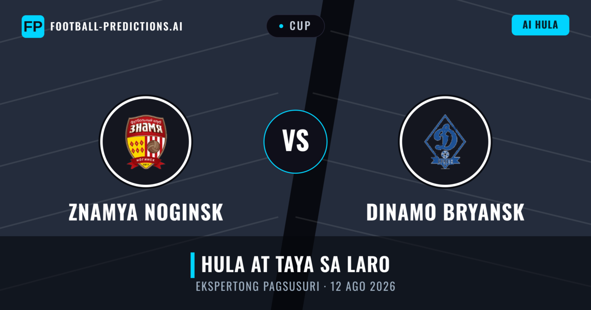 Znamya Noginsk vs Dinamo Bryansk — hula at preview ng laban