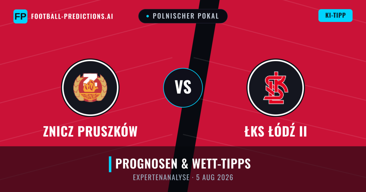 Znicz Pruszków vs ŁKS Łódź II — Prognose und Spielvorschau