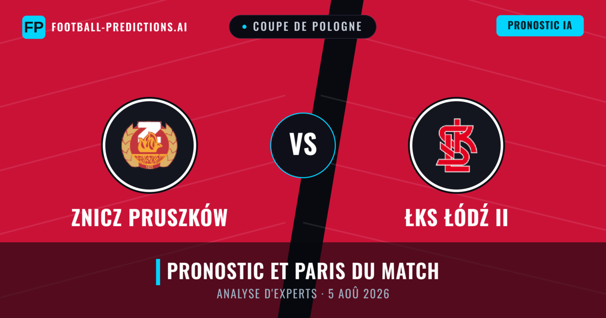 Znicz Pruszków vs ŁKS Łódź II — pronostic et avant-match