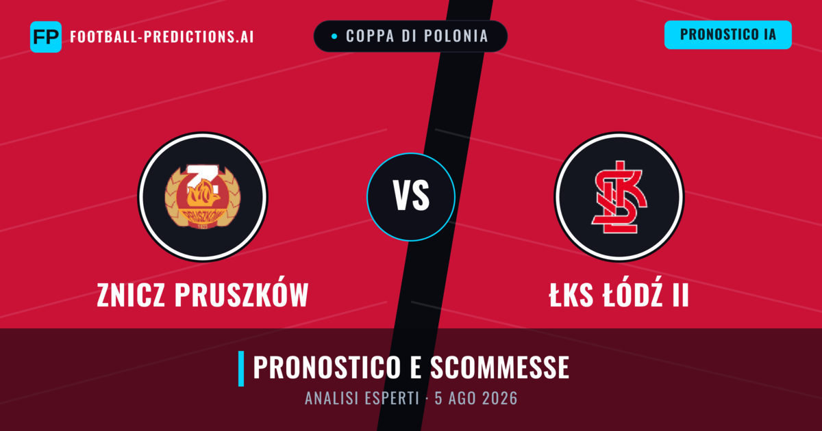 Znicz Pruszków vs ŁKS Łódź II — pronostico e anteprima del match