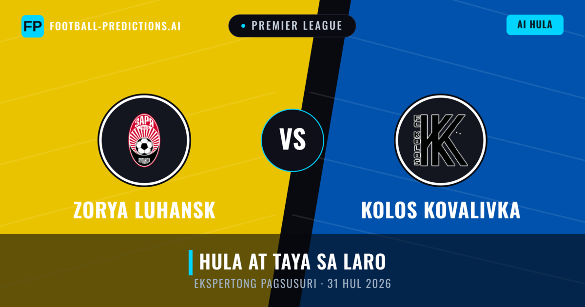 Zorya Luhansk vs Kolos Kovalivka — hula at preview ng laban