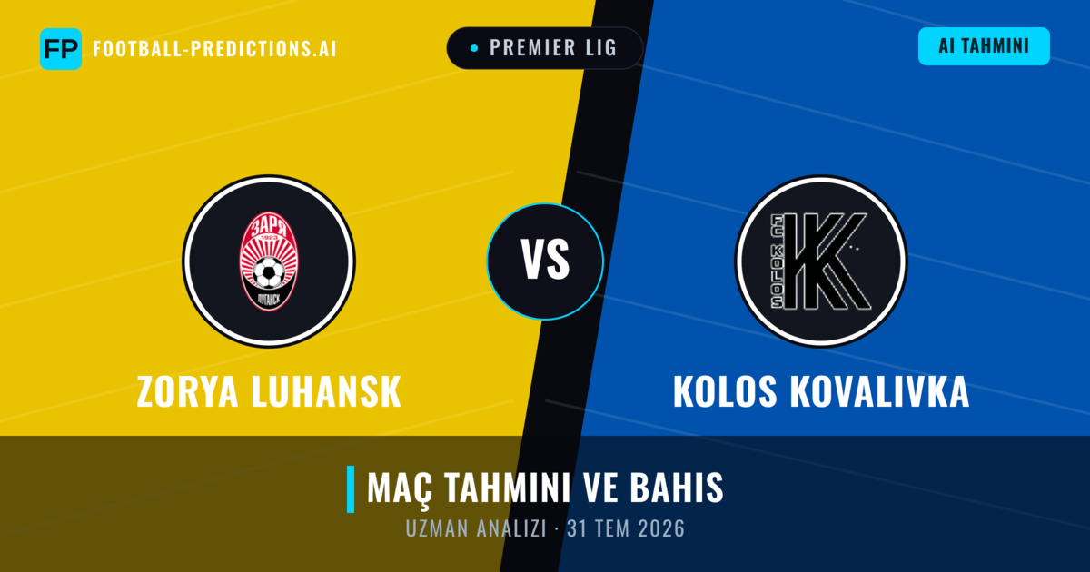 Zorya Luhansk - Kolos Kovalivka — maç tahmini ve önizleme
