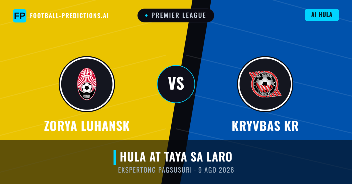 Zorya Luhansk vs Kryvbas KR — hula at preview ng laban