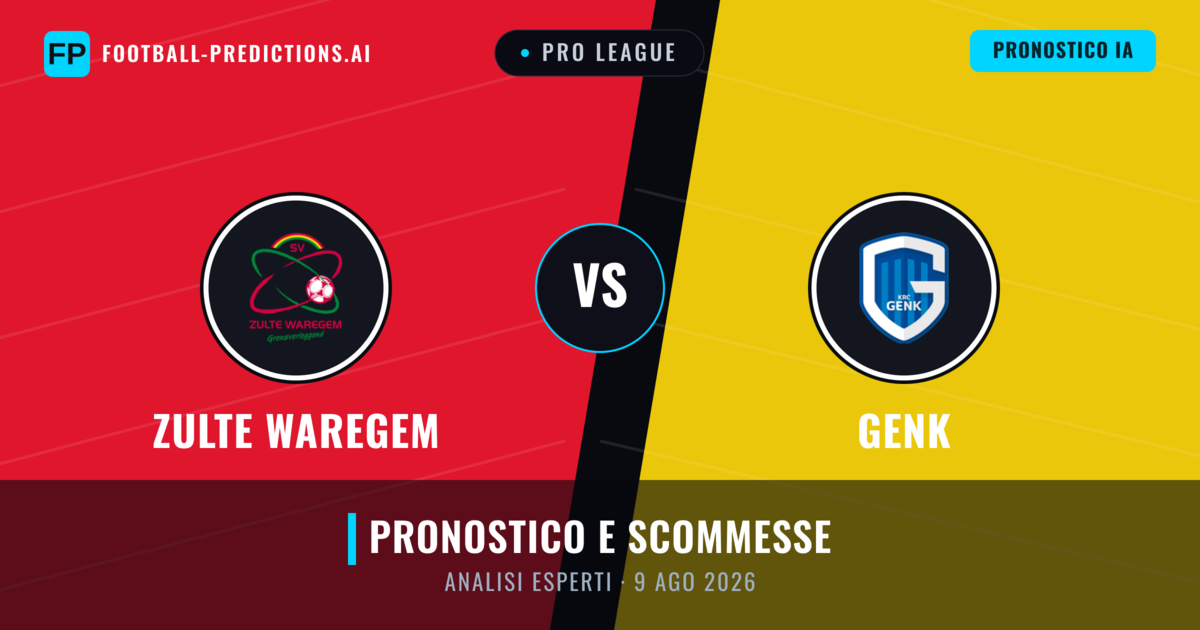 Zulte Waregem vs Genk — pronostico e anteprima del match