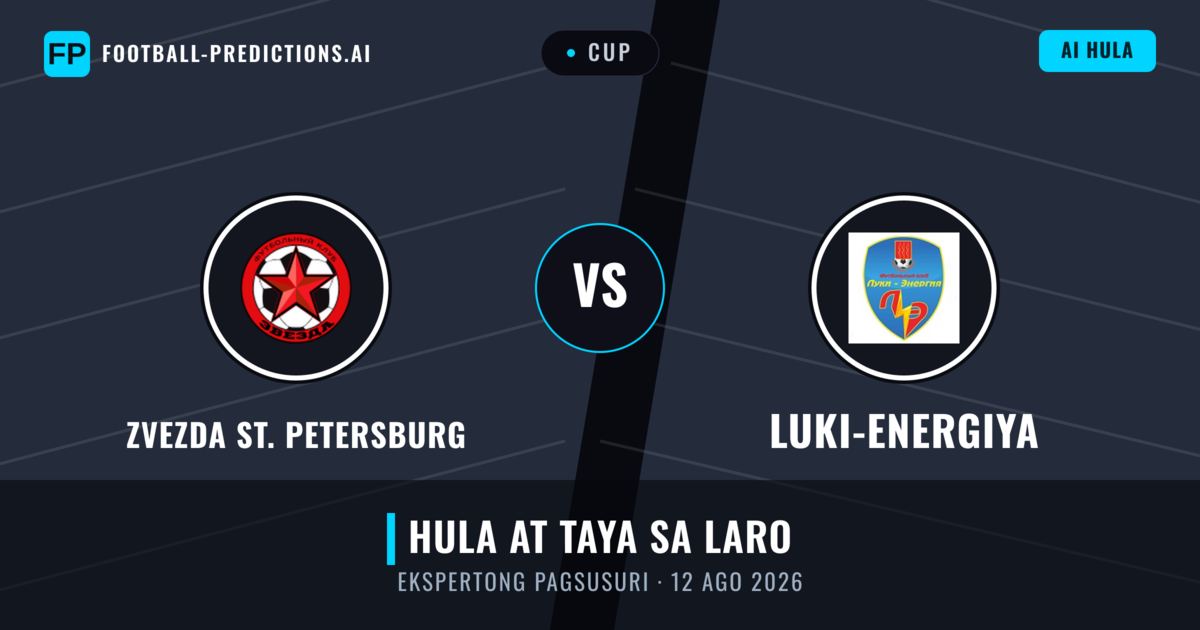 Zvezda St. Petersburg vs Luki-Energiya — hula at preview ng laban
