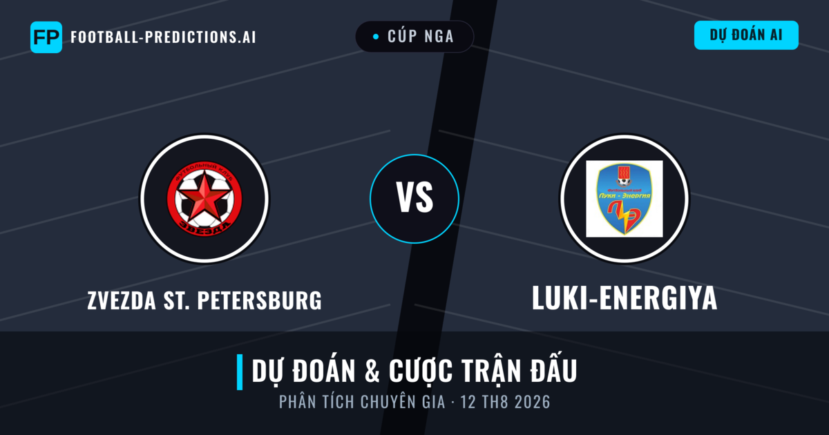 Zvezda St. Petersburg vs Luki-Energiya — dự đoán và xem trước trận đấu