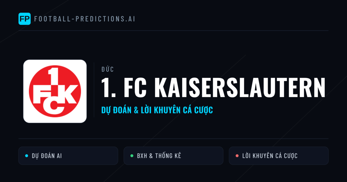 1. FC Kaiserslautern Dự đoán & Thống kê