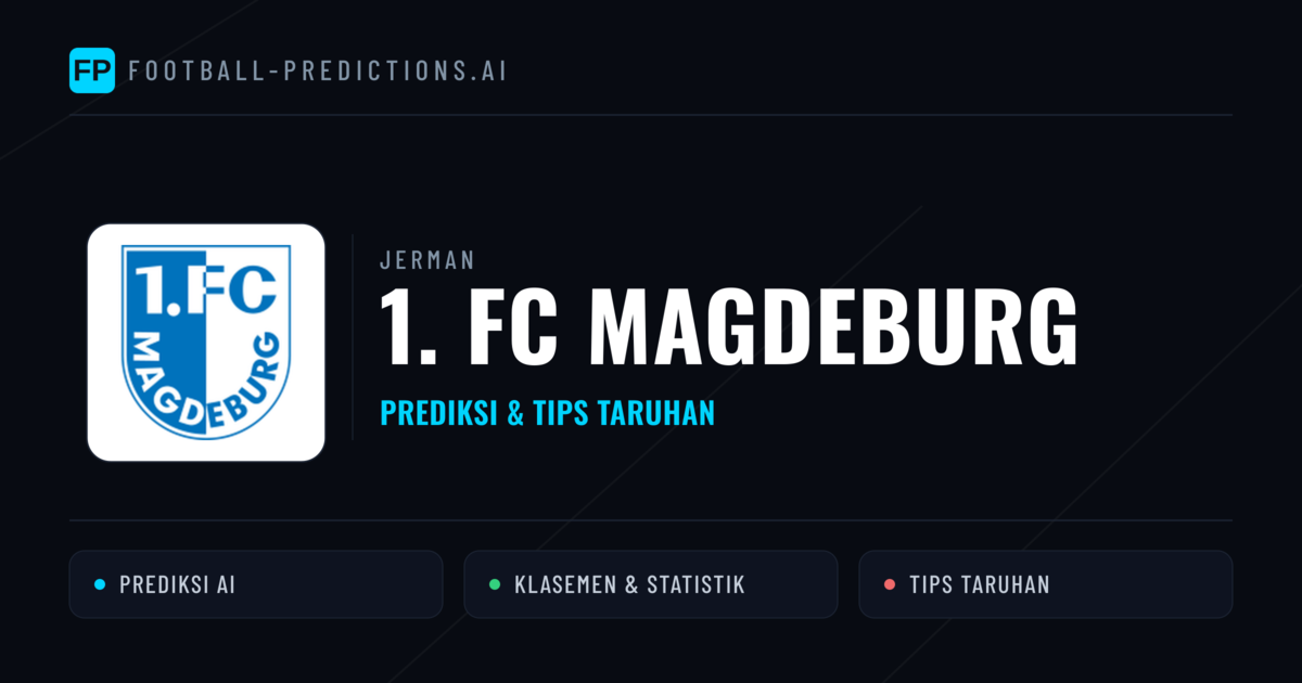 1. FC Magdeburg Prediksi & Statistik Piala Dunia