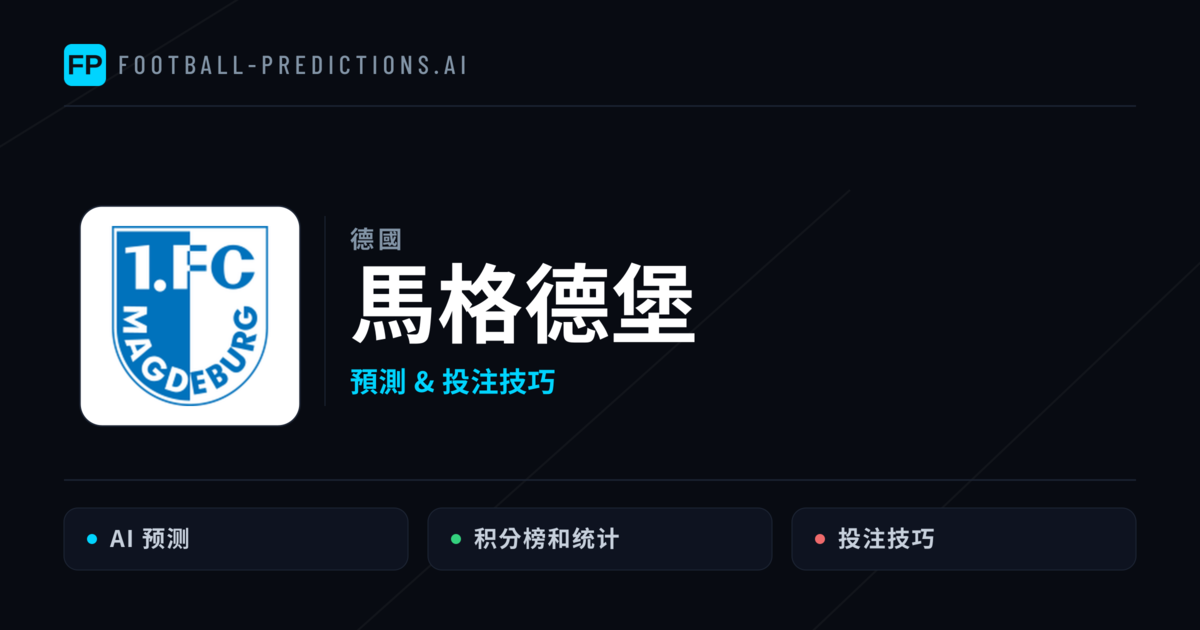 馬格德堡 運彩分析｜足球預測與數據