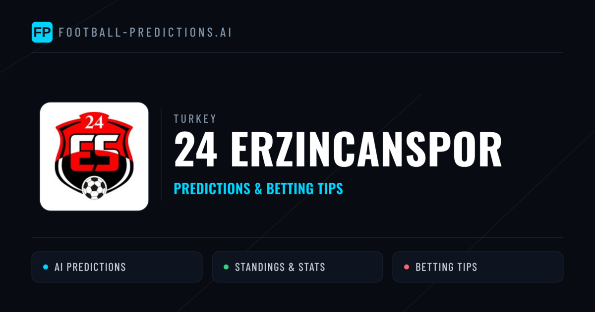 24 Erzincanspor Predictions & Stats