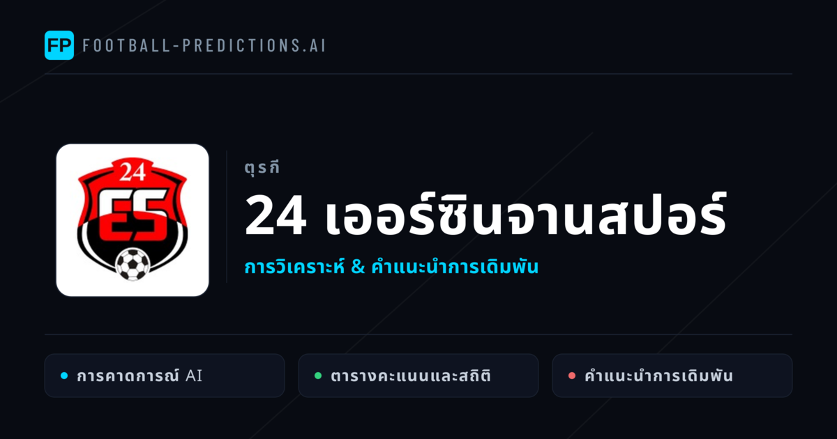 24 เออร์ซินจานสปอร์ การวิเคราะห์และสถิติ