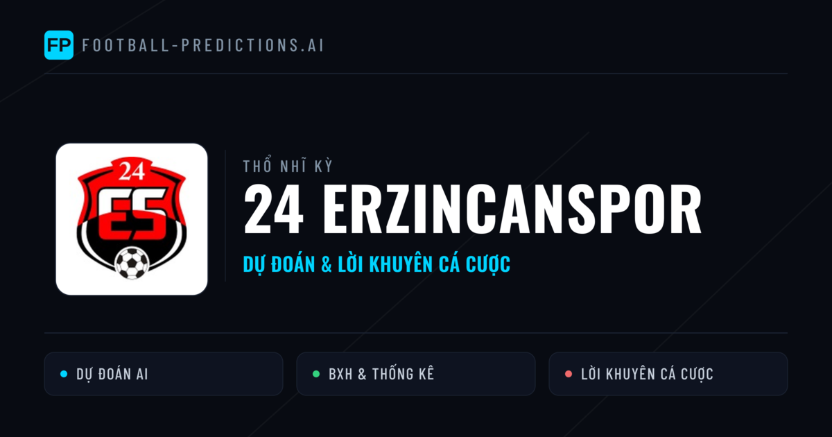 24 Erzincanspor Dự đoán & Thống kê