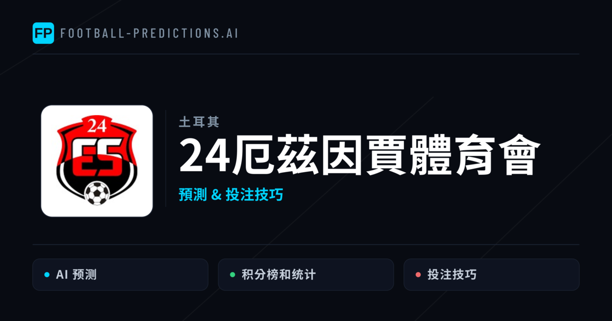 24厄茲因賈體育會 運彩分析|足球預測與數據
