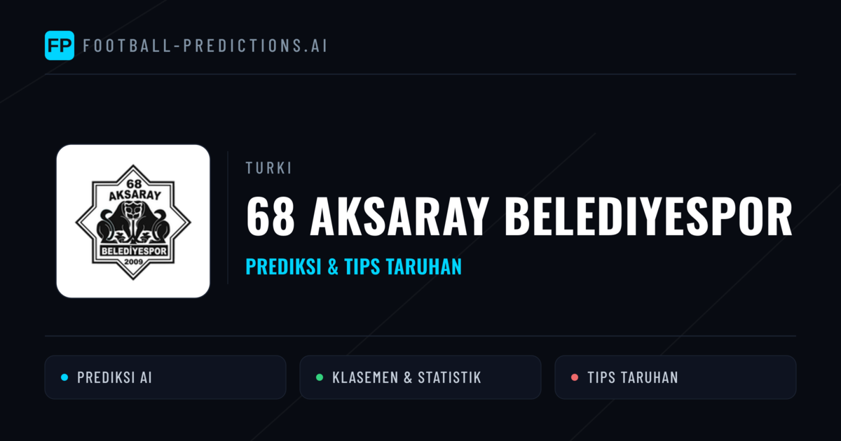 68 Aksaray Belediyespor Prediksi & Statistik Piala Dunia