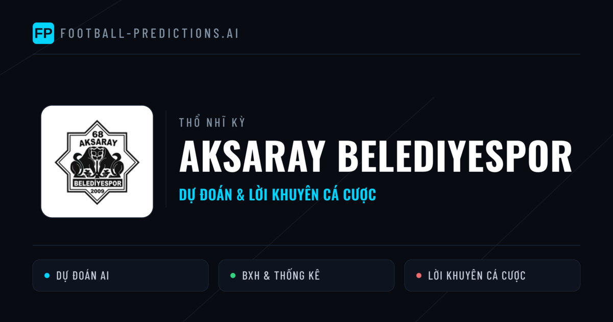 Aksaray Belediyespor Dự đoán & Thống kê