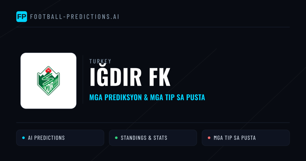 Iğdır FK Predictions & Stats