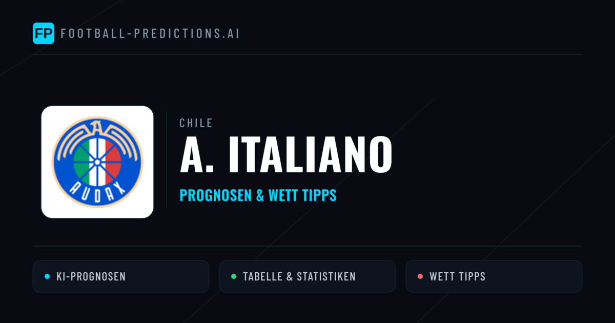 A. Italiano Prognosen & Statistiken