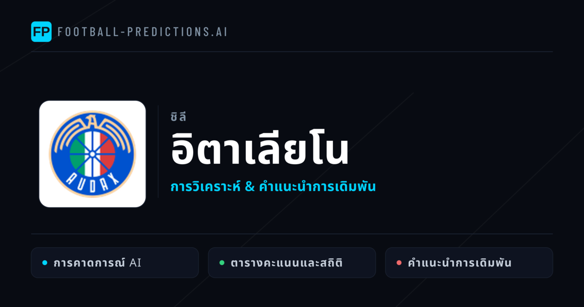 อิตาเลียโน การวิเคราะห์และสถิติ