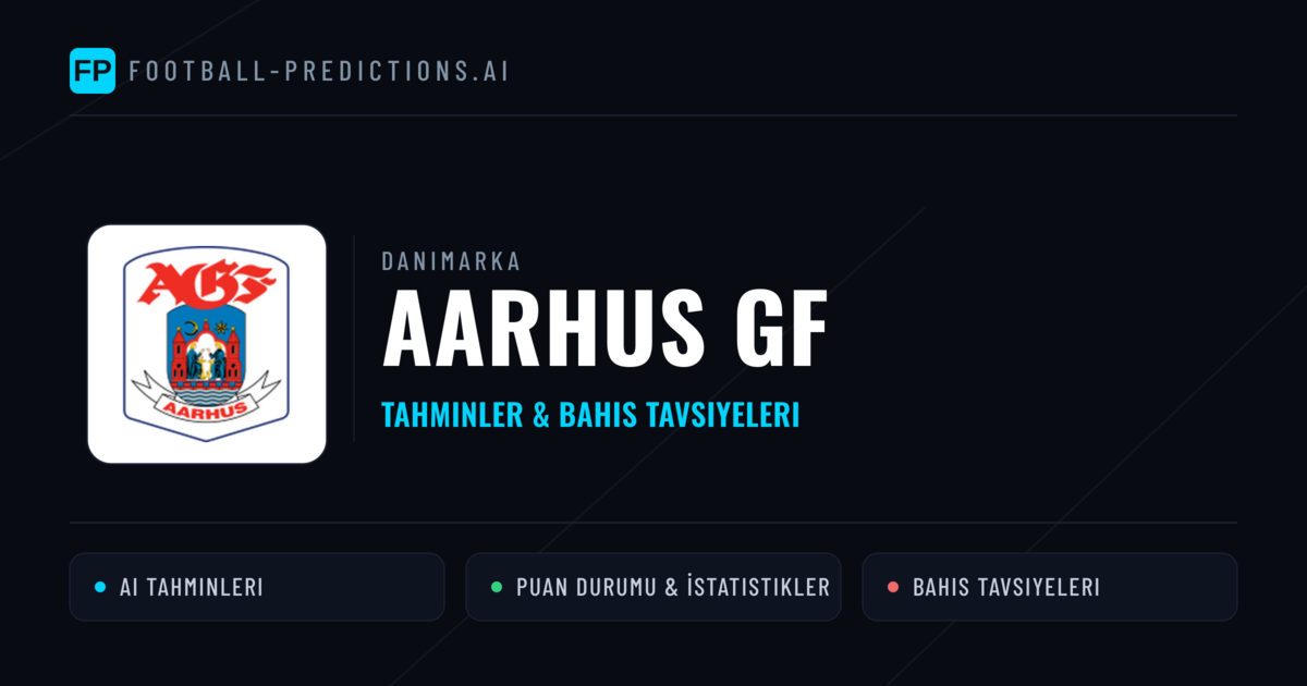 Aarhus GF Tahminleri & İstatistikler