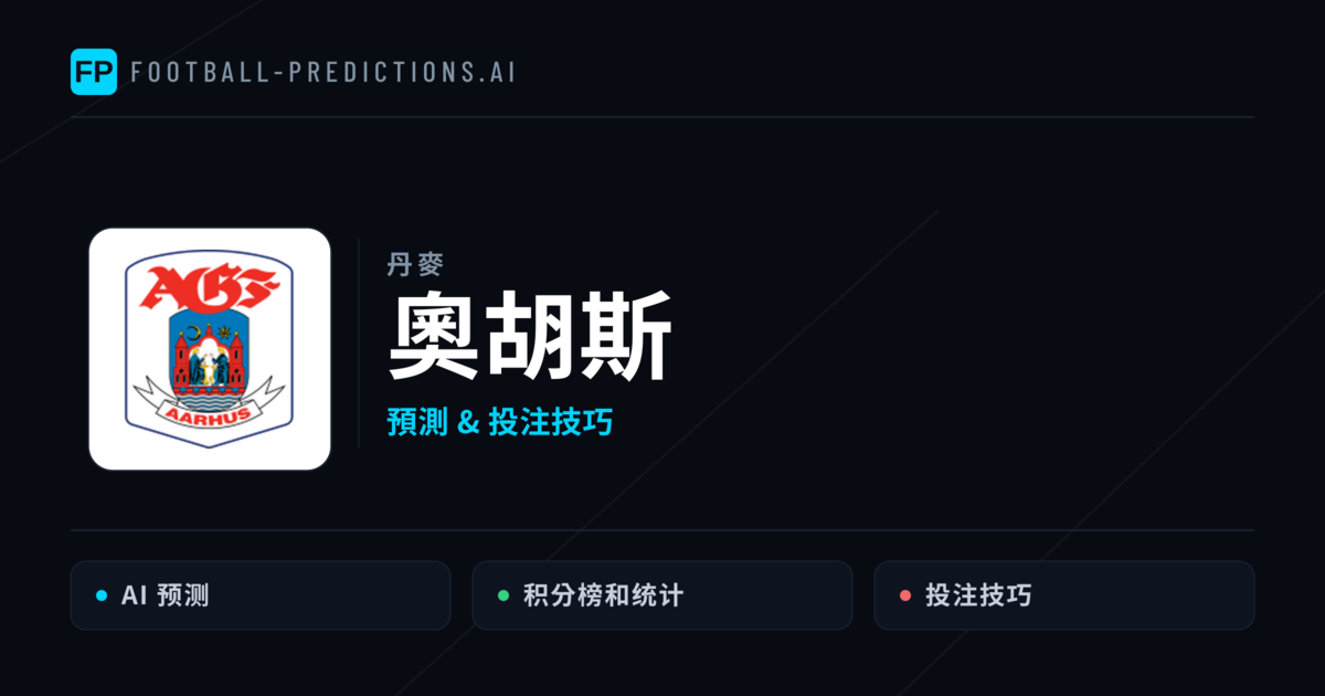 奧胡斯 運彩分析|足球預測與數據