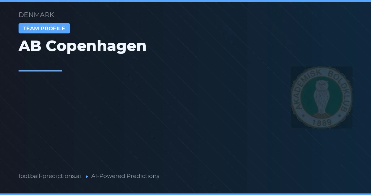 F.C. Copenhagen Dự đoán & Thống kê