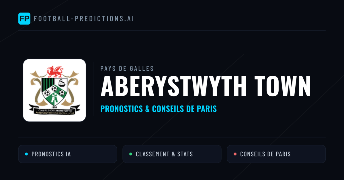 Aberystwyth Town Pronostics & Statistiques