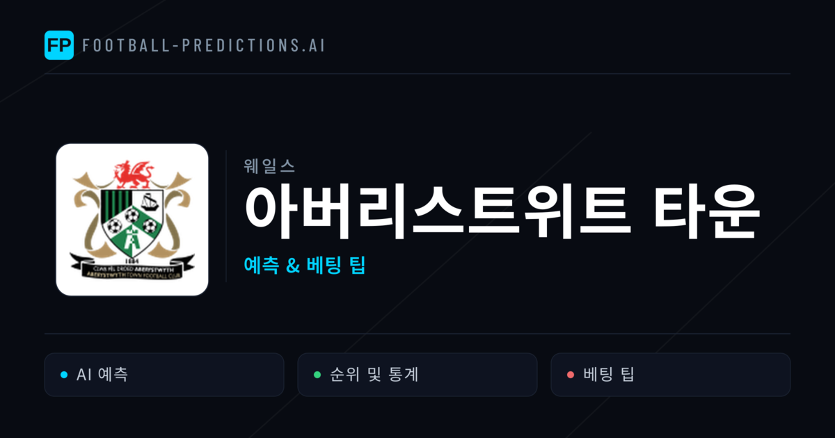아버리스트위트 타운 축구 예측 & 통계