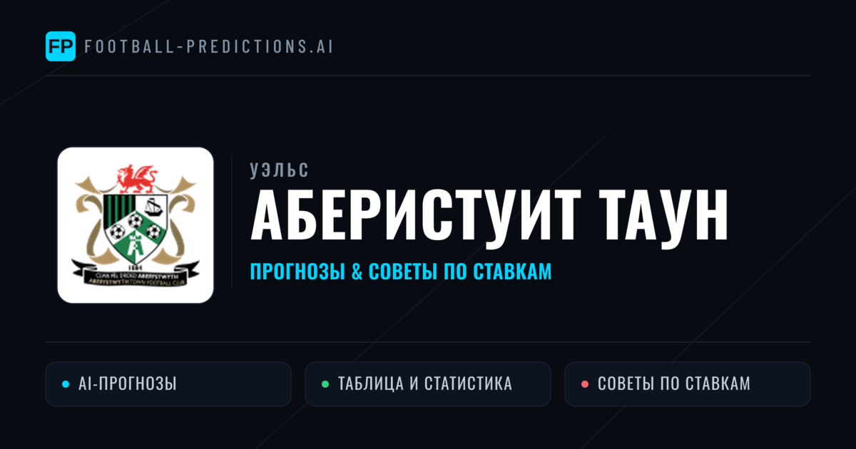 Аберистуит Таун прогнозы и статистика