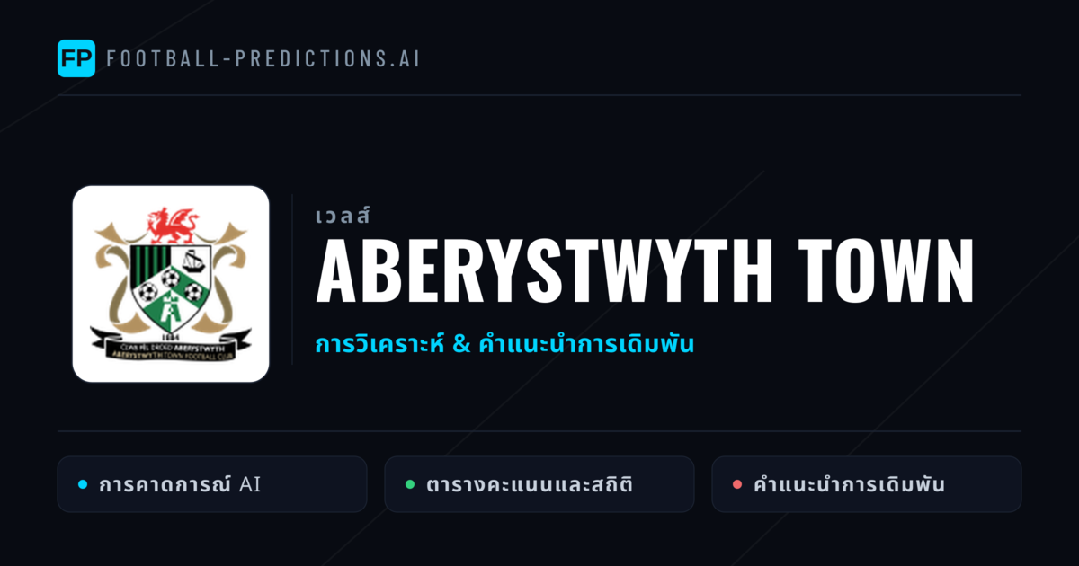 Aberystwyth Town การวิเคราะห์และสถิติ