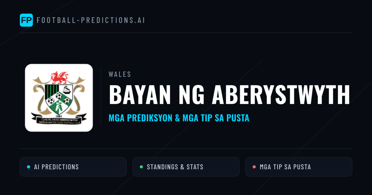 Bayan ng Aberystwyth Predictions & Stats