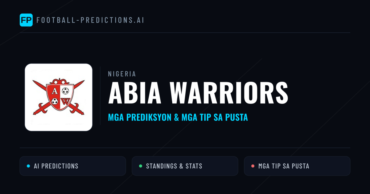 Abia Warriors Predictions & Stats