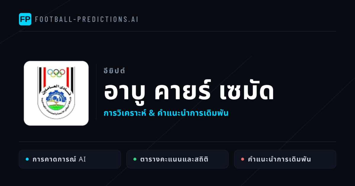 อาบู คายร์ เซมัด การวิเคราะห์และสถิติ