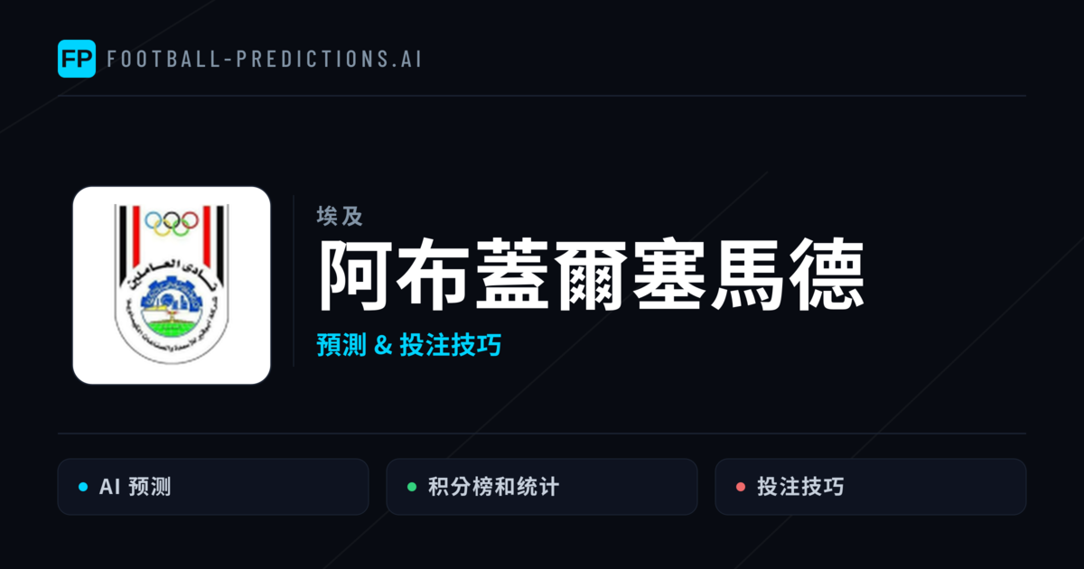 阿布蓋爾塞馬德 運彩分析|足球預測與數據